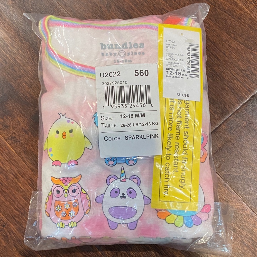 Bundles Baby Place / Children’s Place 2-pack Pajamas Set 12-18m NWT